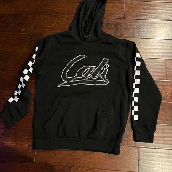 Cali California Black Hoodie Sweatshirt Men’s Women's Kids - size L - Picture 1 of 3